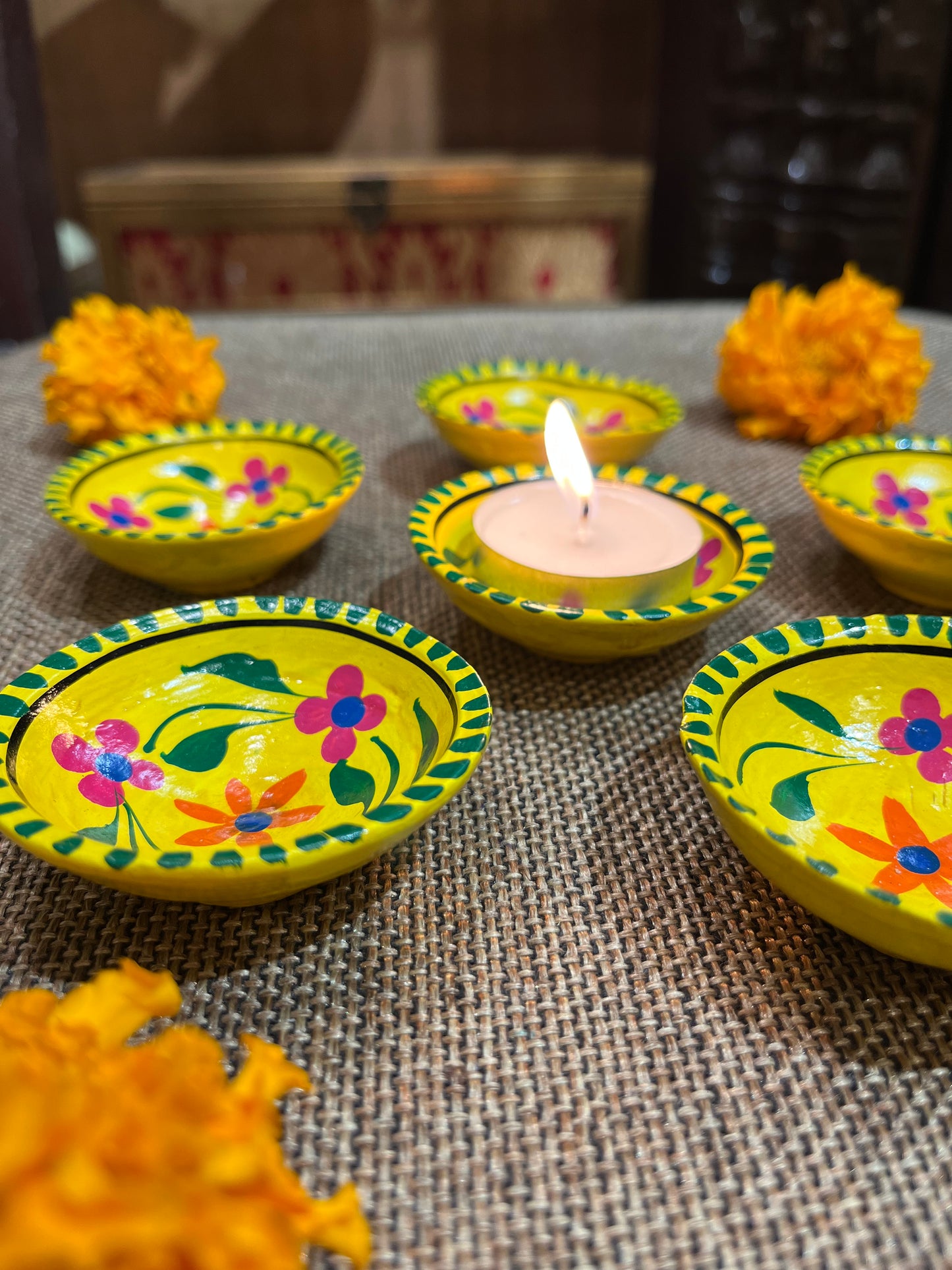 Teracotta Deep Diya Set of 6