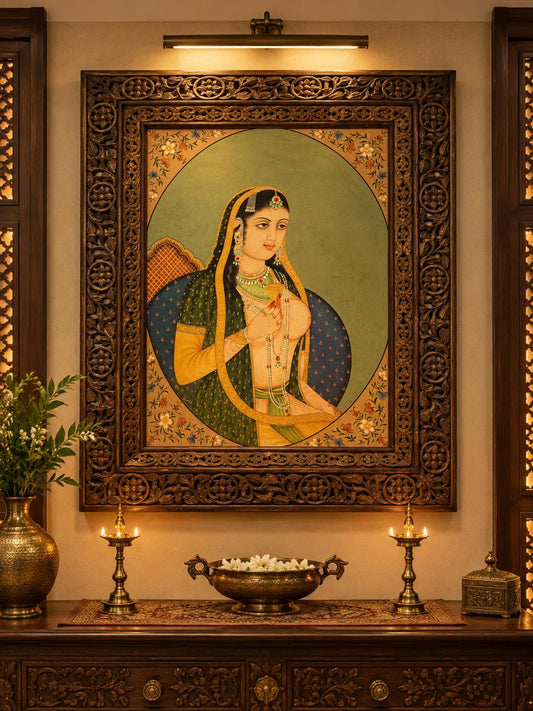 Canvas Hand Painted Queen Painting ￼