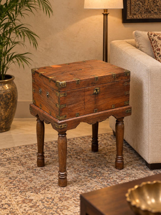 Vintage Cash Box with Stand