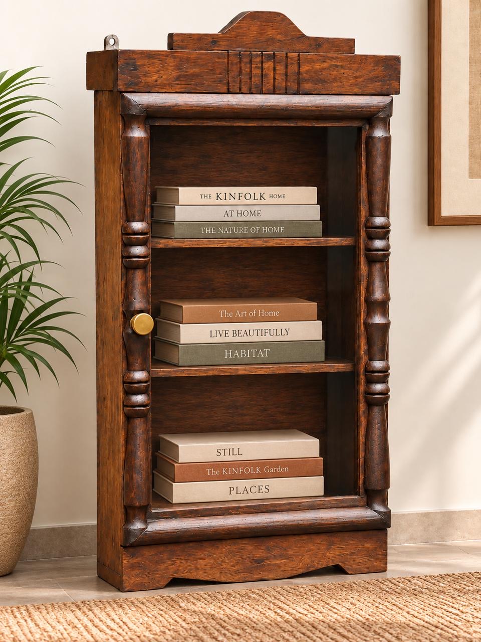 Vintage Glass Wall Cabinet￼