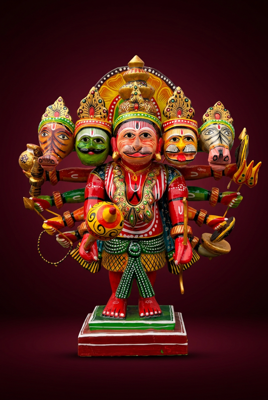 HandPainted Panchmukhi Hanuman