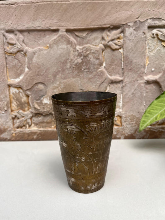 Brass Lassi Glass