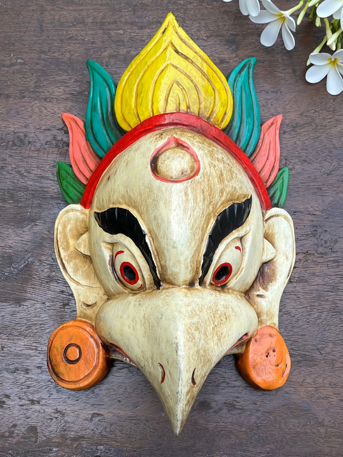 Garud Mask Creame Colour