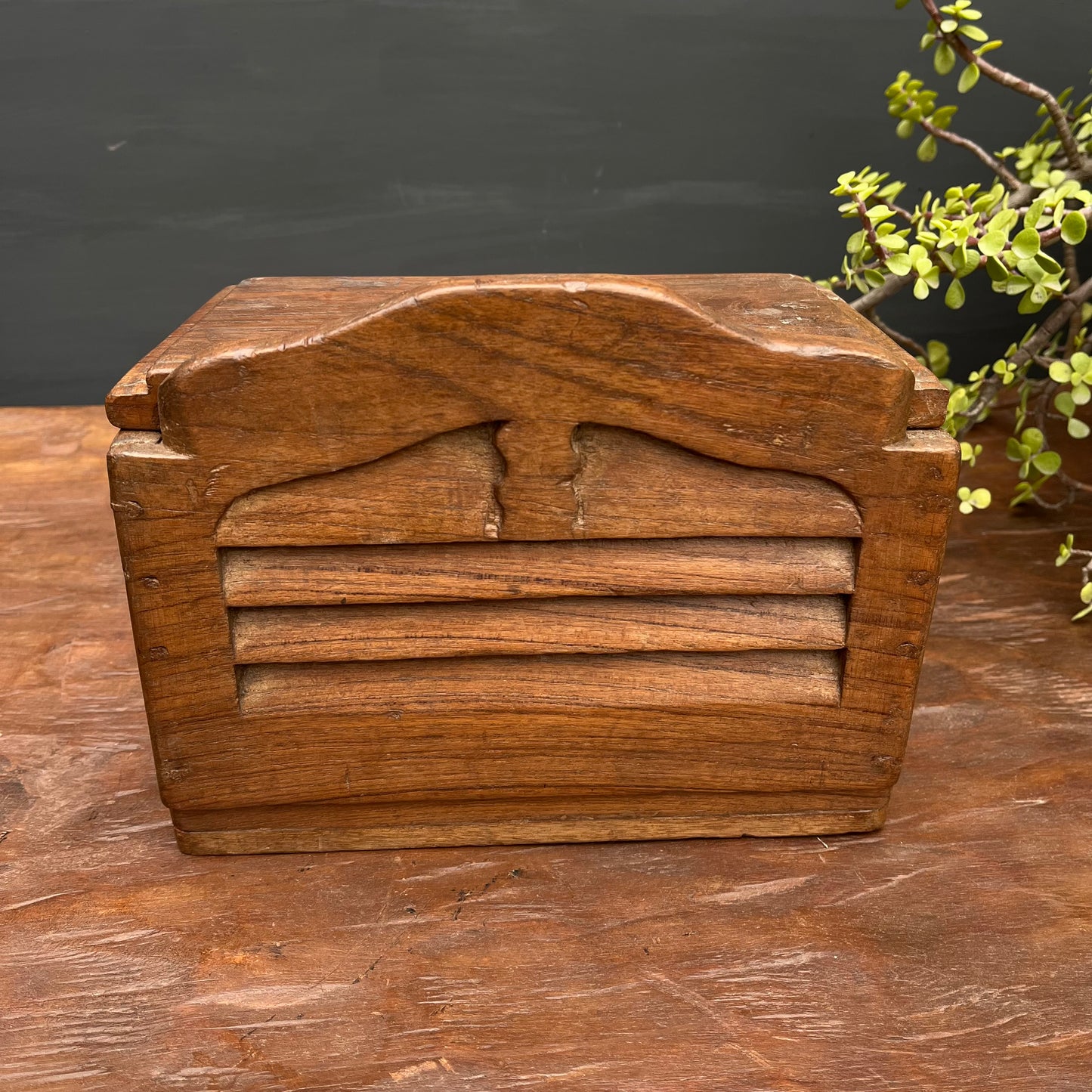 Wooden Old Shutter Box