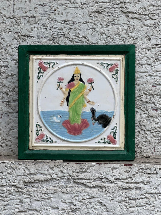 Old Tile Laxmi Wall Frame ￼