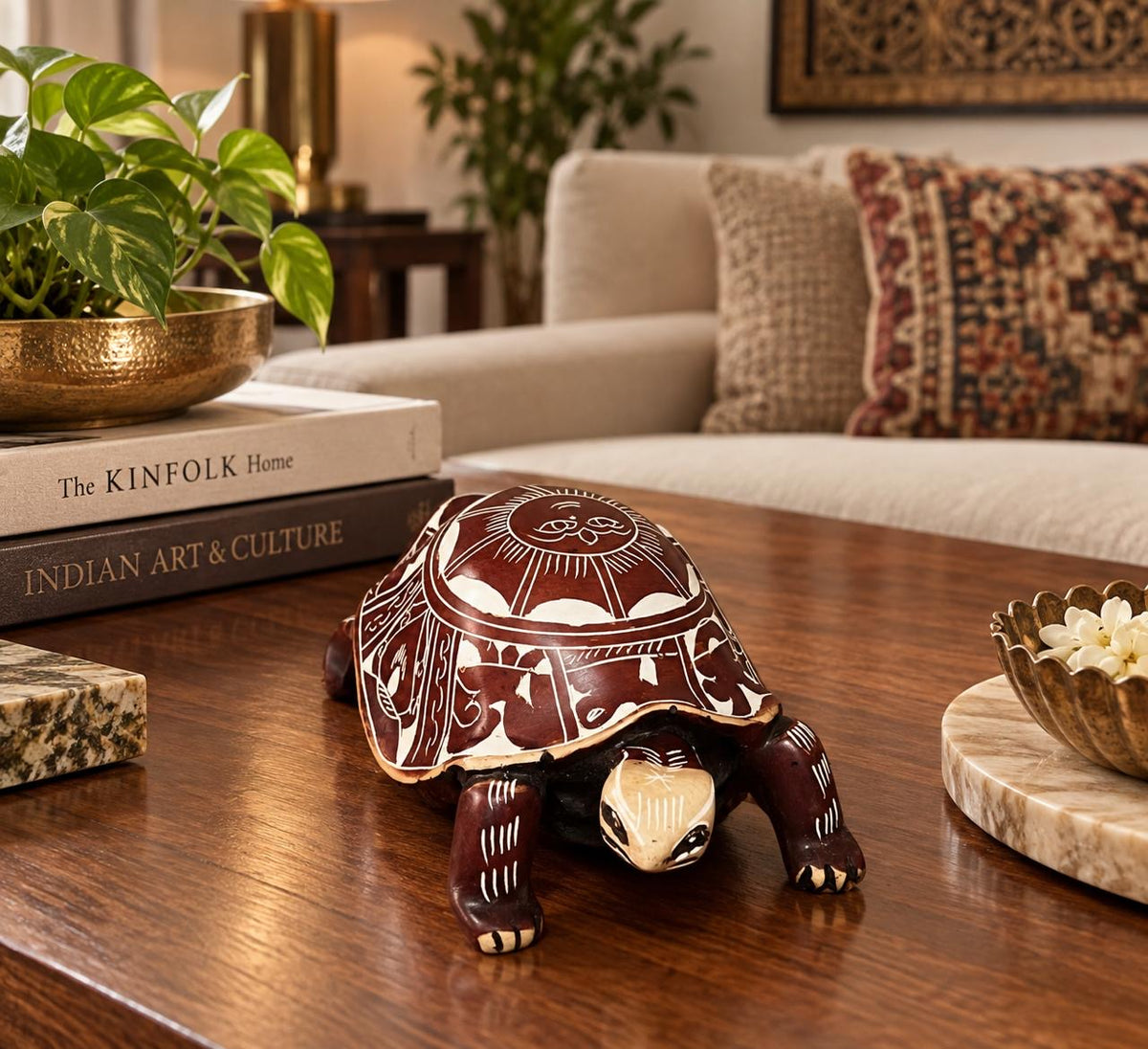 Resin Painted Tortoise ￼