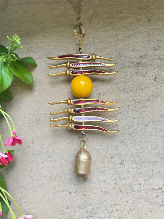 Metal Lemon Mirchi Hanging