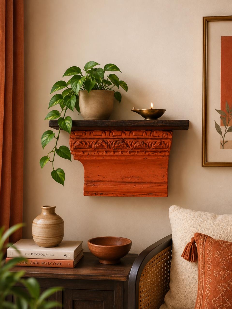 Wood Wall Bracket Shelves