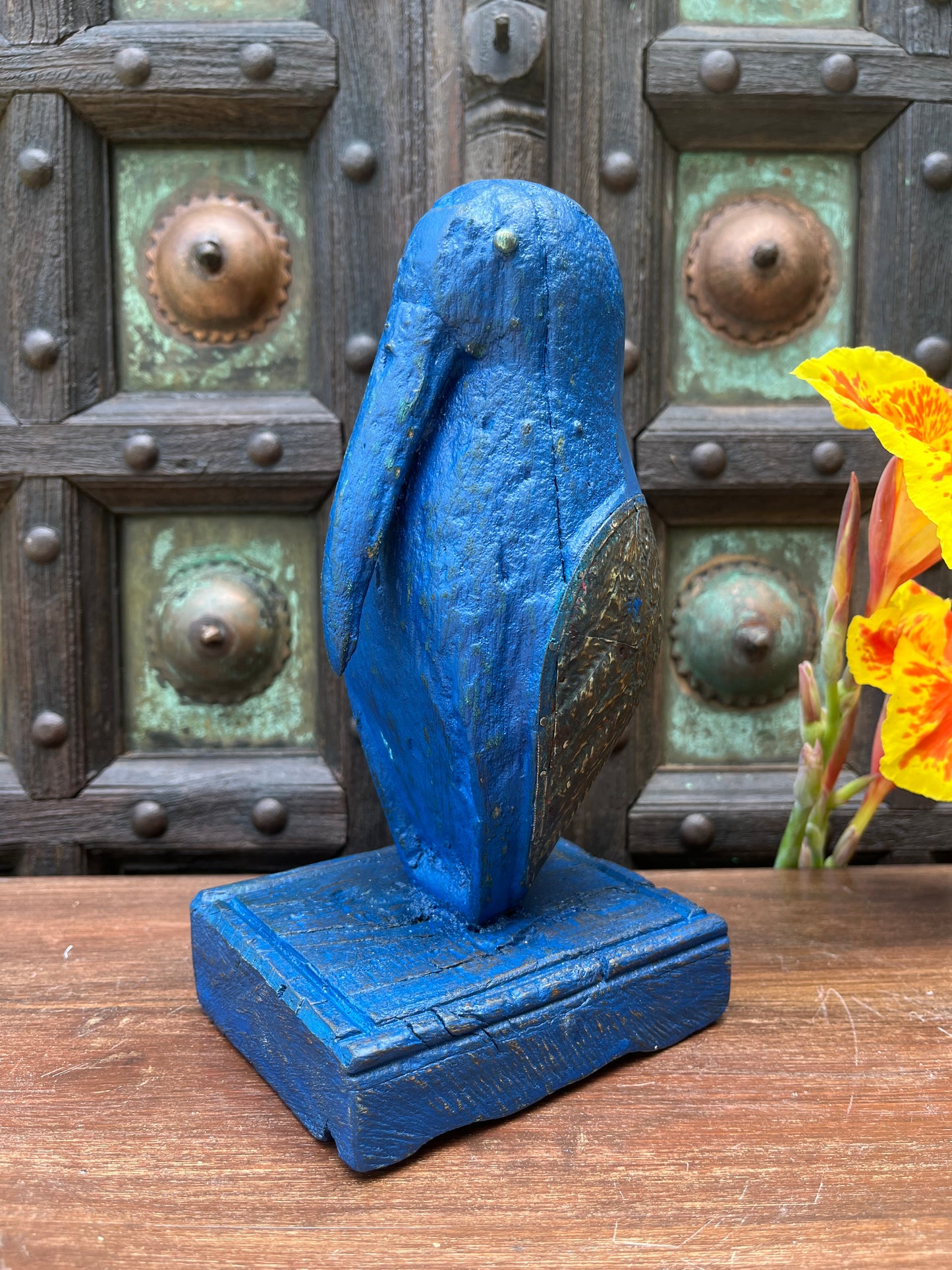 Wooden Blue Bird