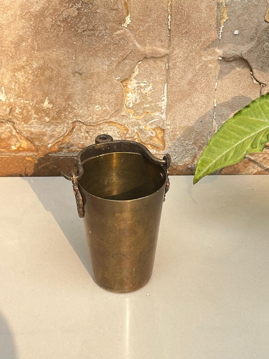 Brass Hanging Glass