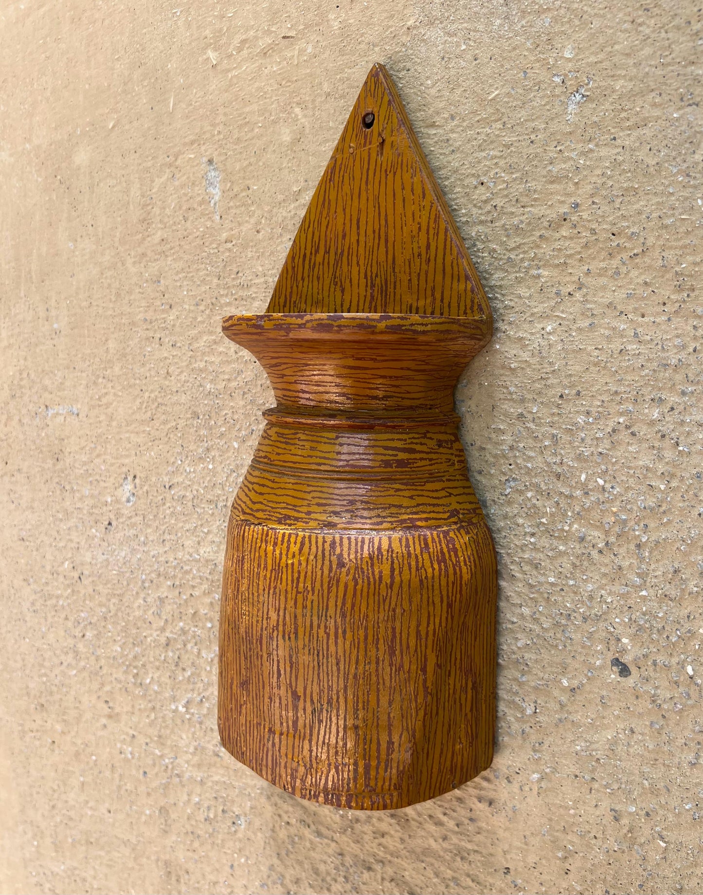 Wooden Half Wall Planter