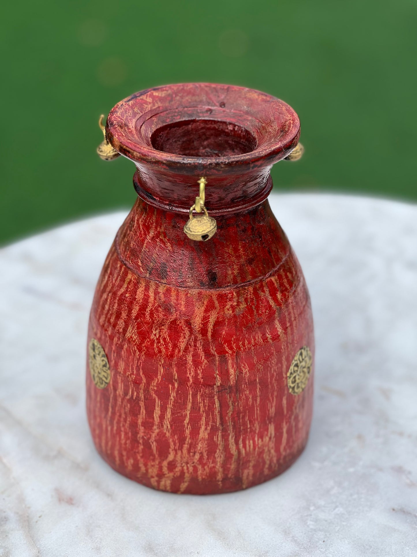 Wood Decorative Colour Pot
