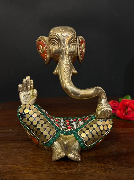 Modern Brass Ganesha