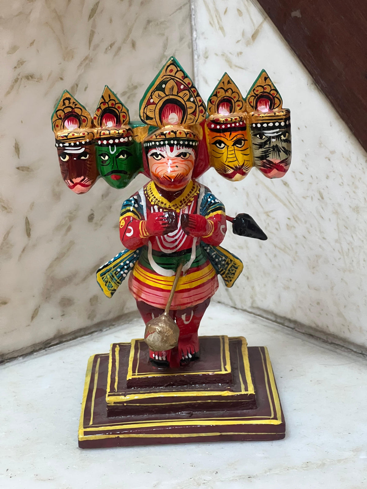 Painted Panchamukhi Hanuman ￼