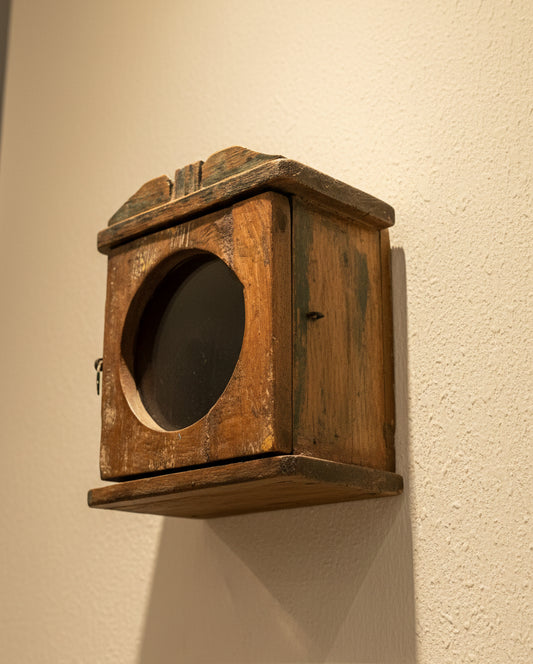 Vintage Wall Clock Box