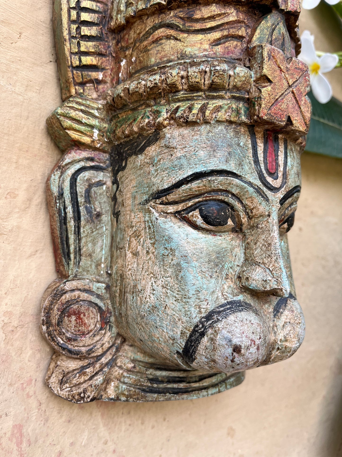 Hand Carved Hanuman
