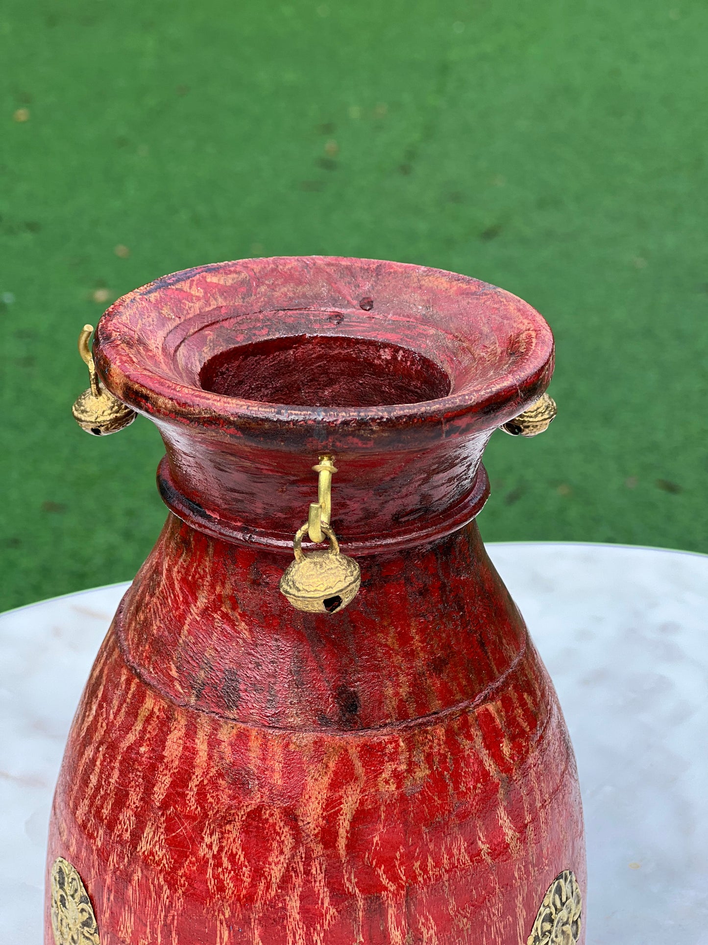 Wood Decorative Colour Pot