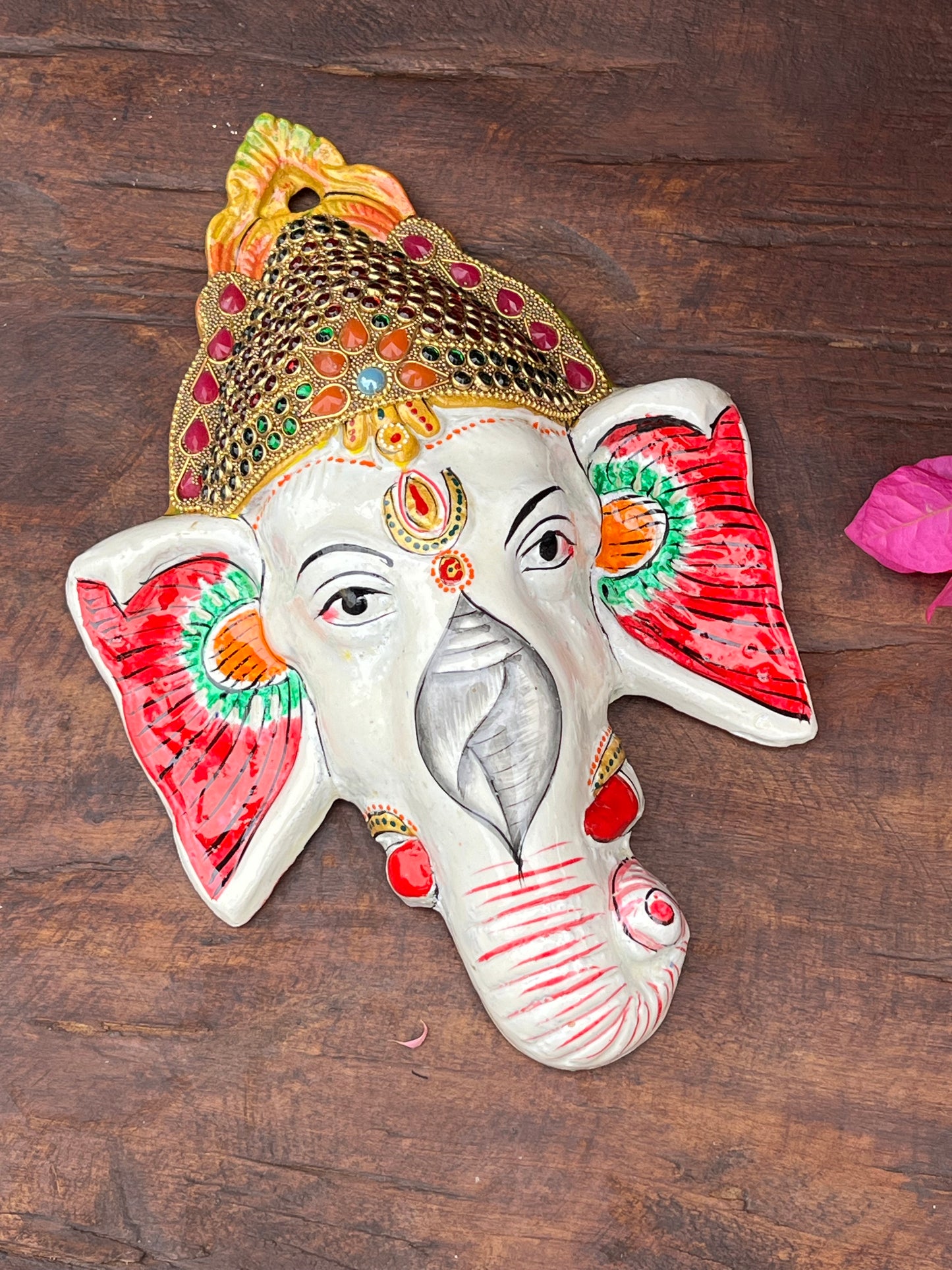 Metal Stone work Ganesha