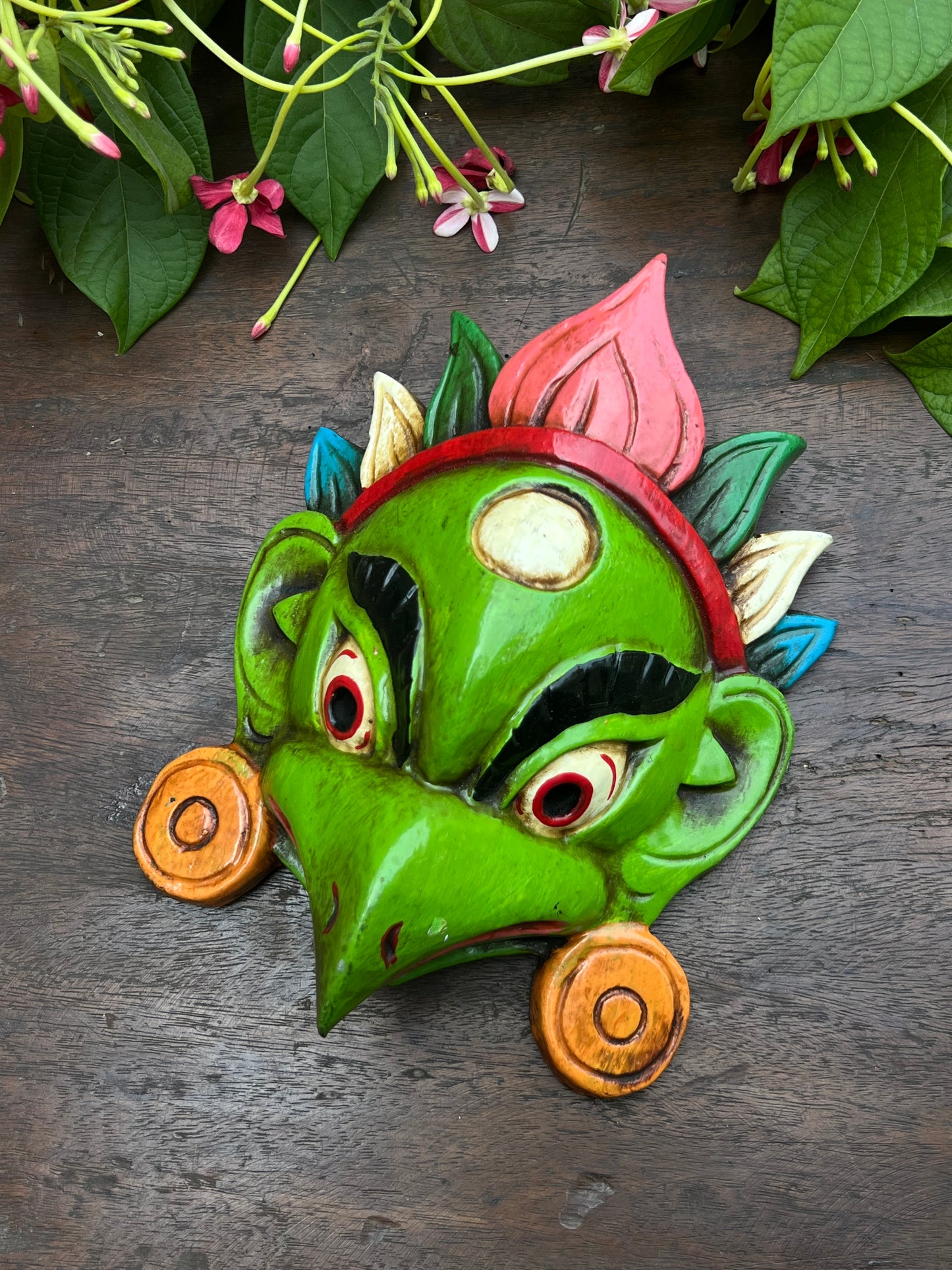 Garud Hand Painted Mask