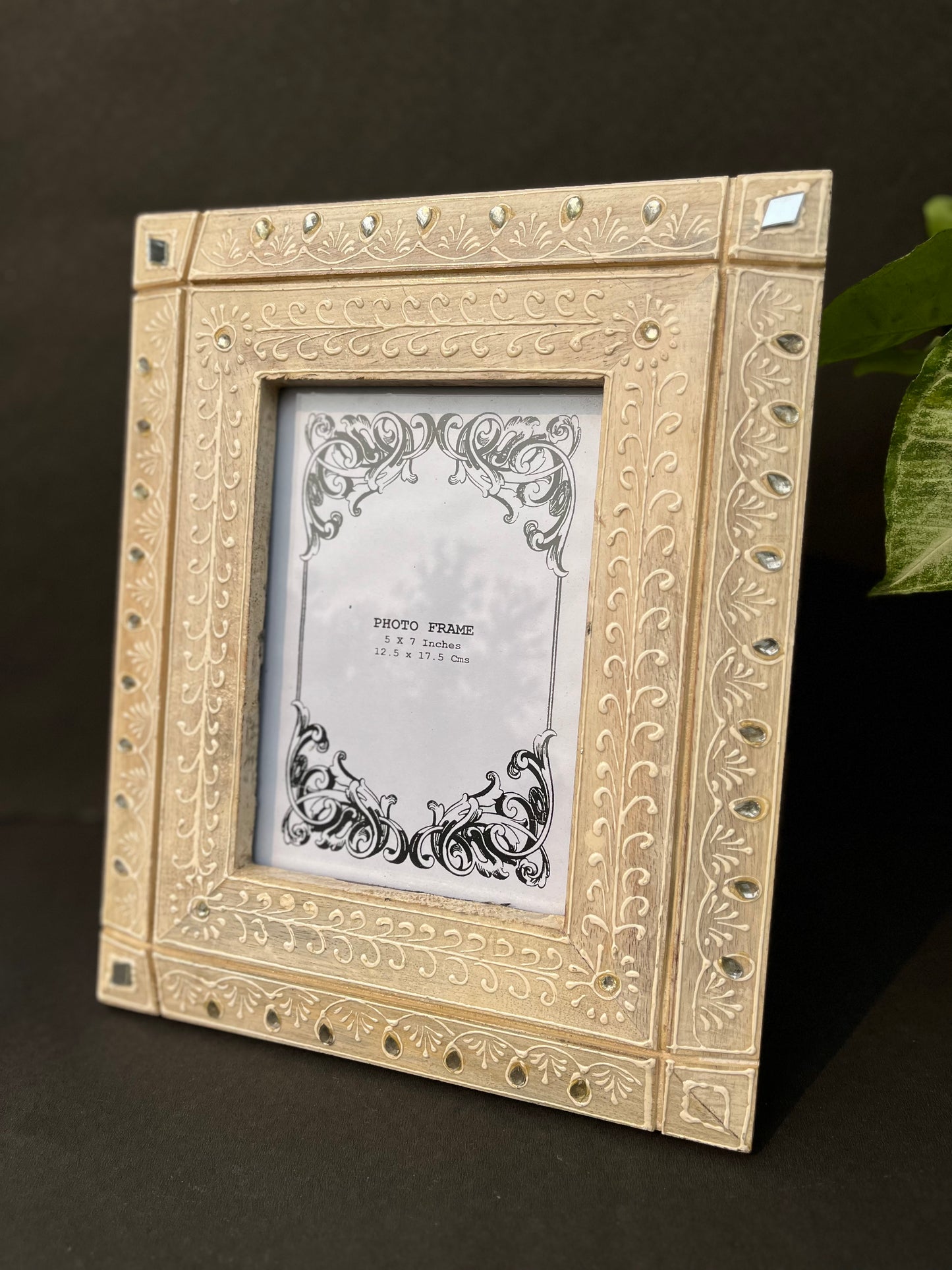 Decorative Ivory Colour Photo Frame