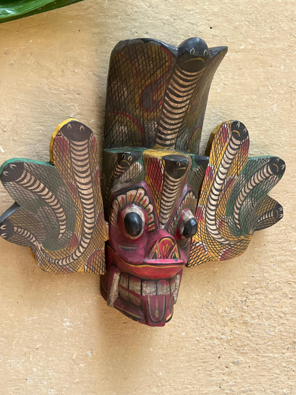 Wood Snake Mask
