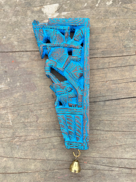 Blue Wall Horse Deco Bracket