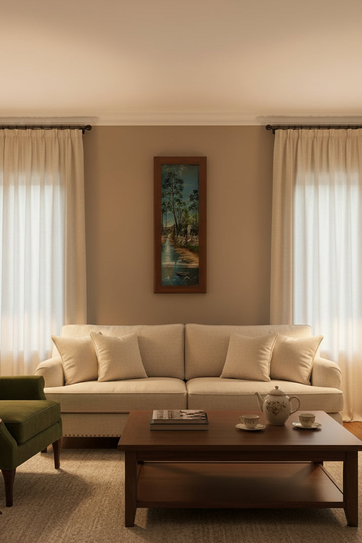 Vintage Glass Painting