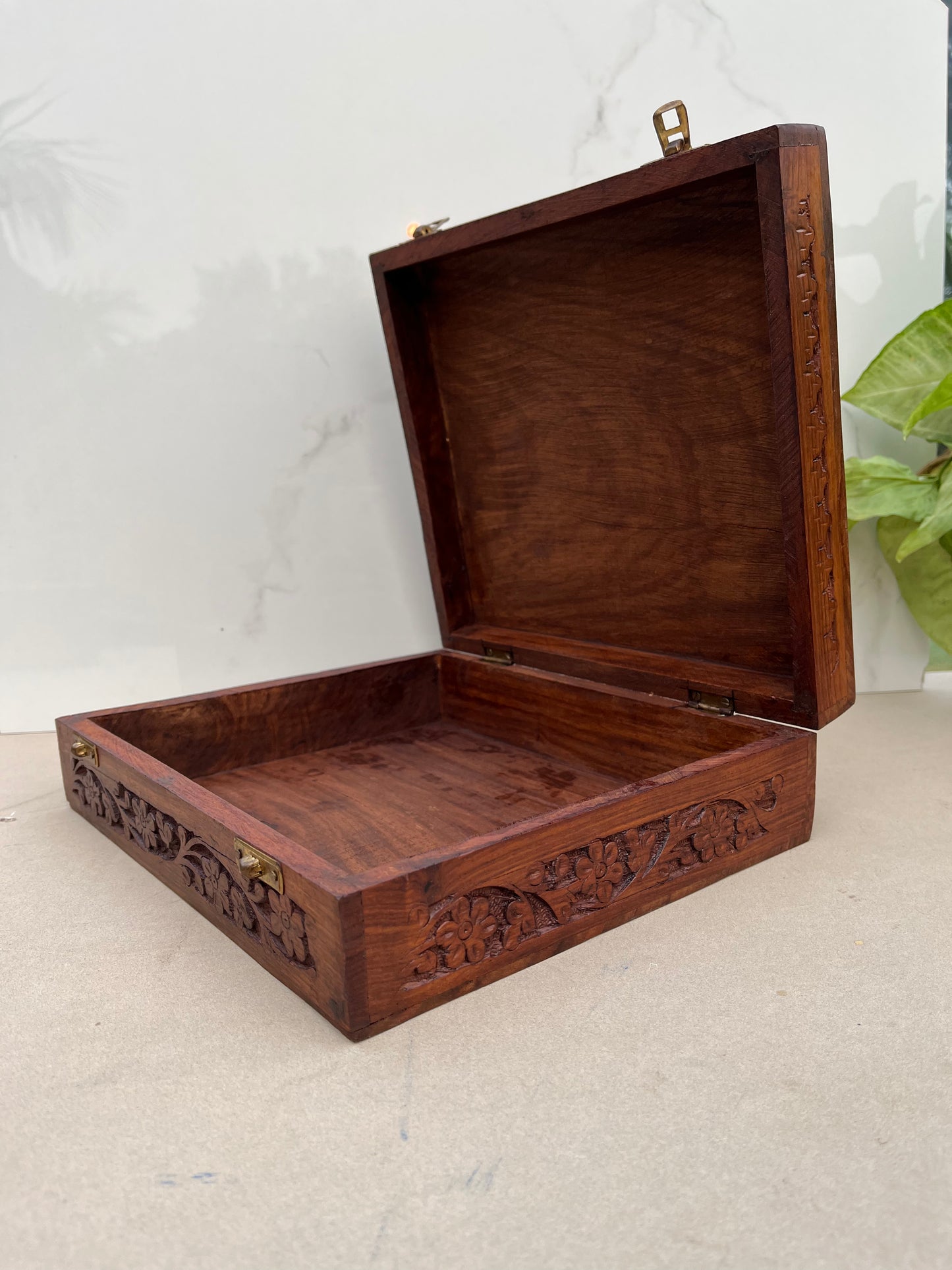 Wooden Carved Box