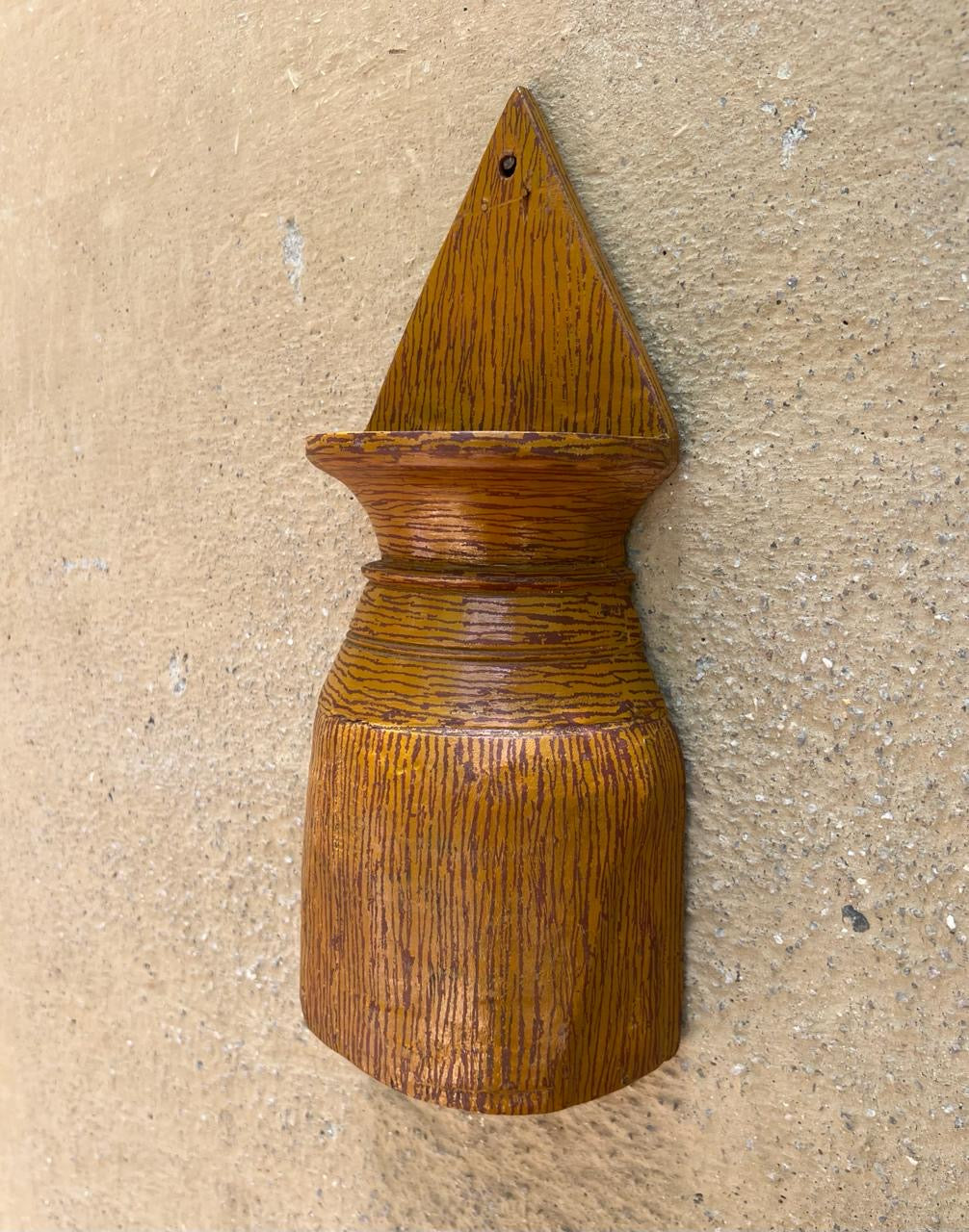Wooden Half Wall Planter