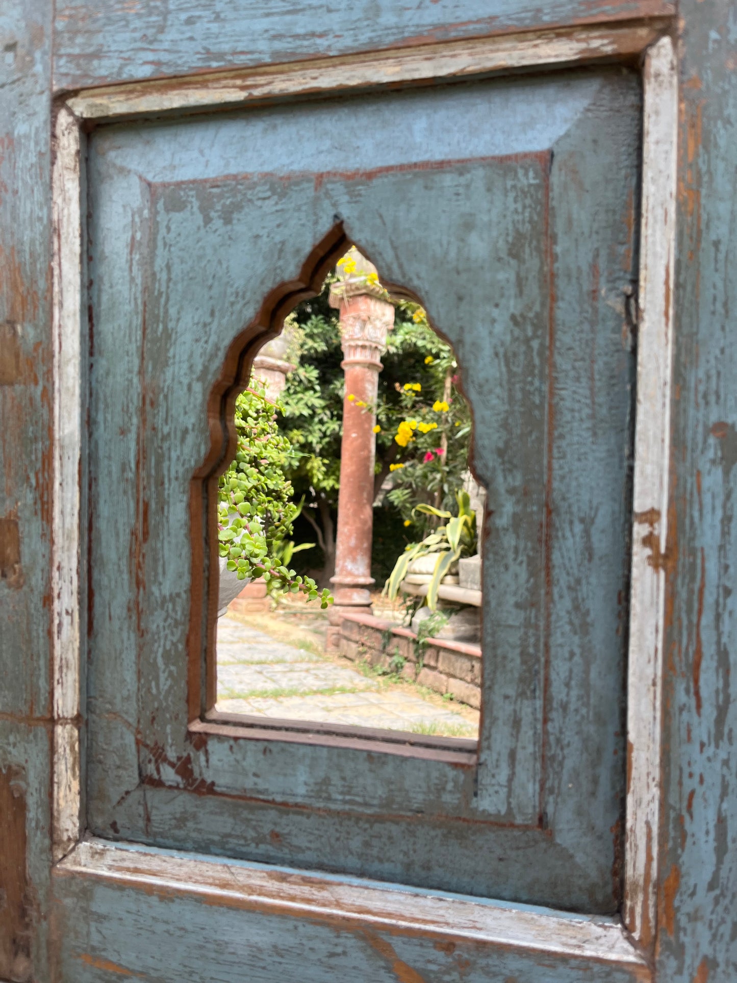 Wood Arch Mirror