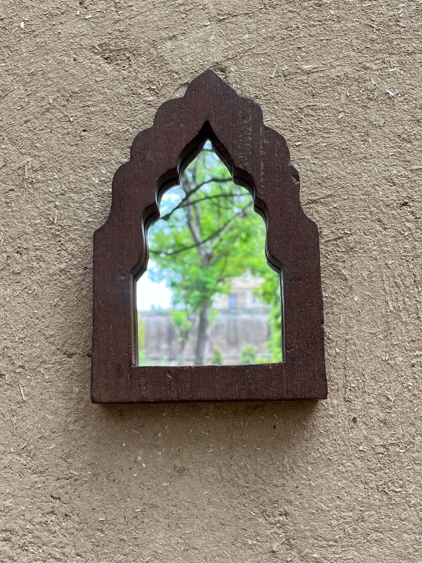 wooden Small Jharokha Mirror