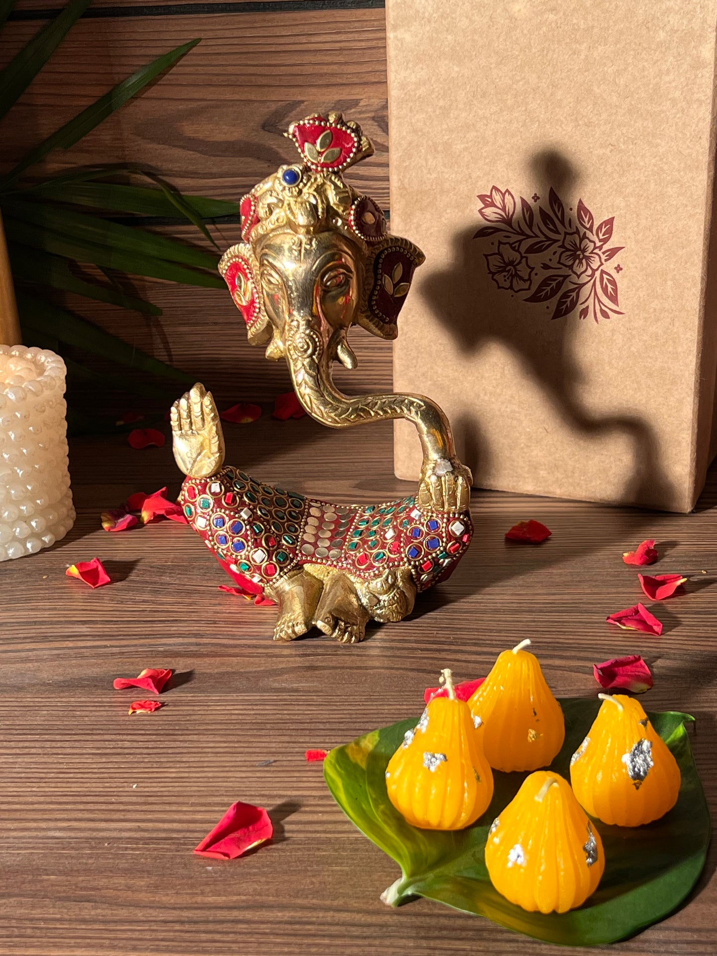 Brass Pagadi Ganesh