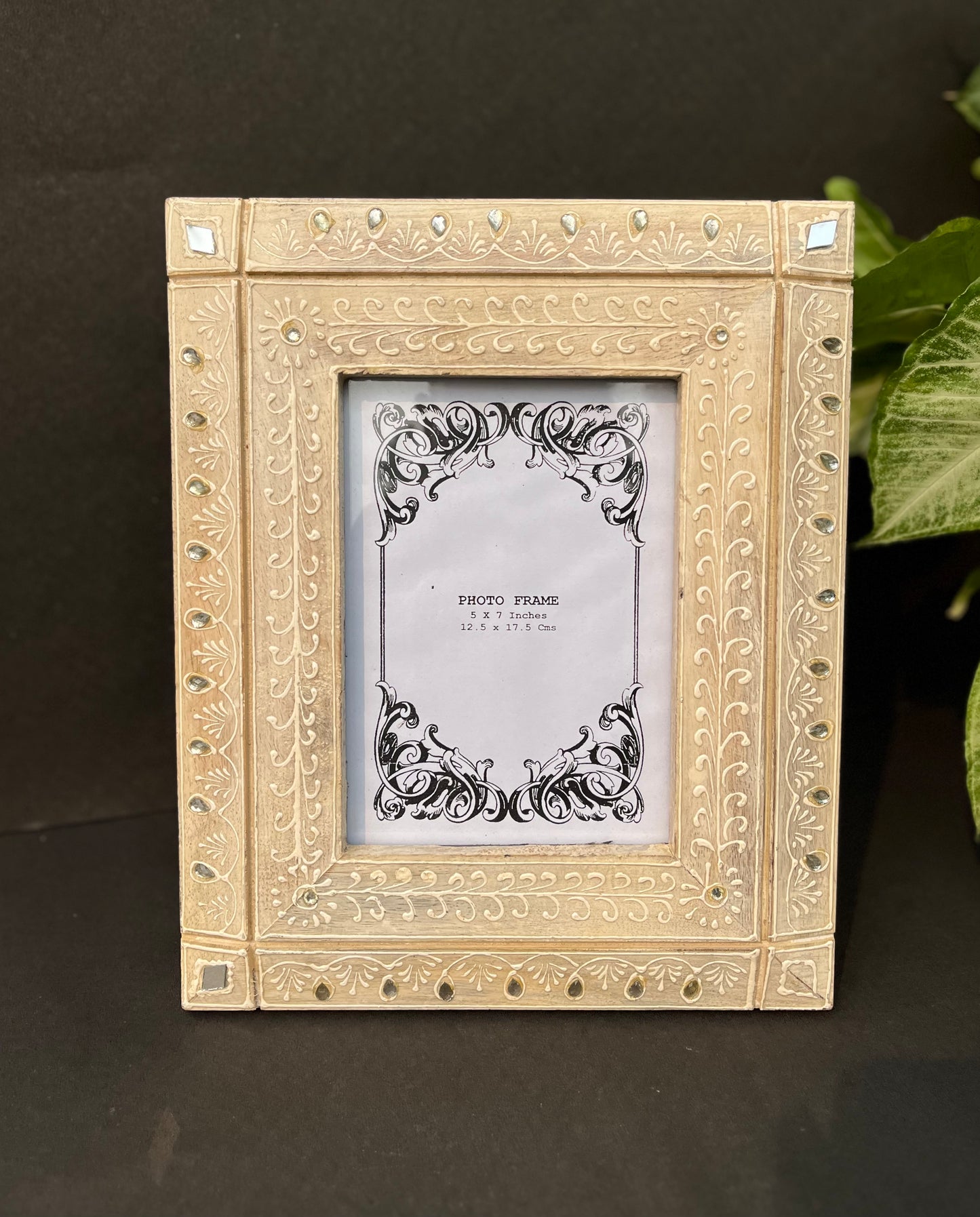 Decorative Ivory Colour Photo Frame