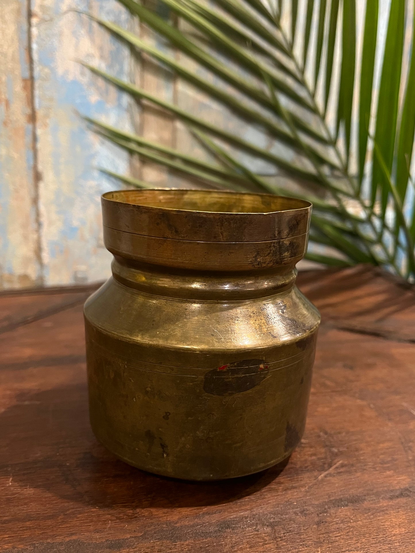 Vintage Brass Pot