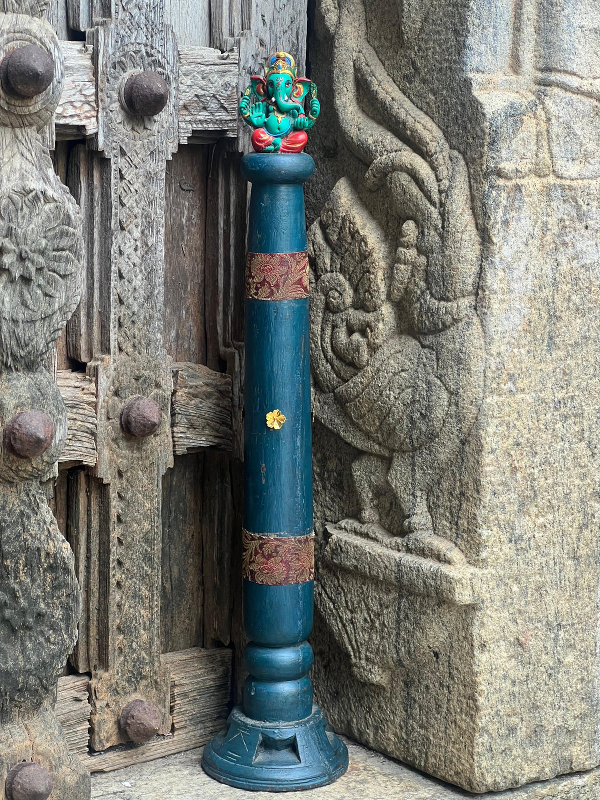 Wooden Ganesha Decorative