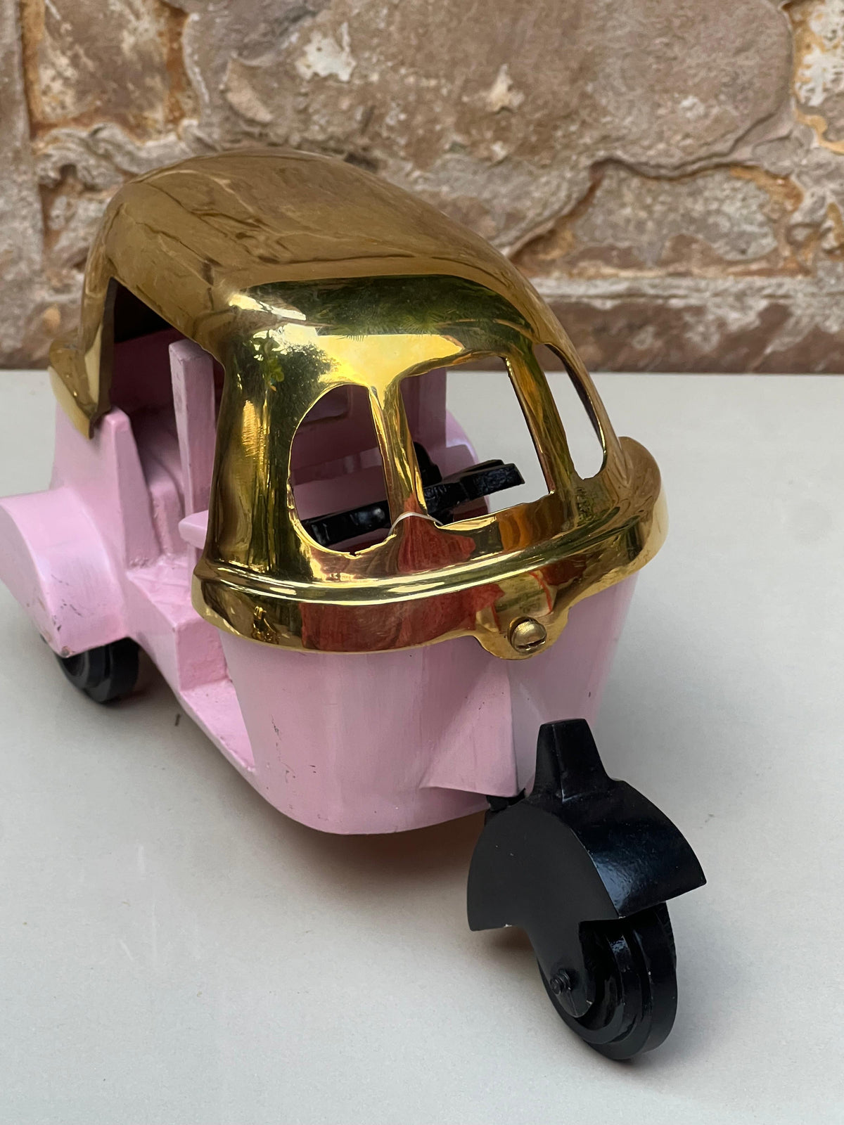 Pink Brass Decorative Auto