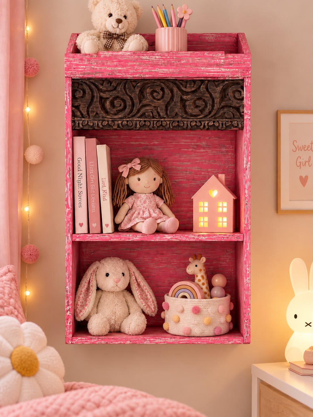 Wooden Wall Shelf ￼