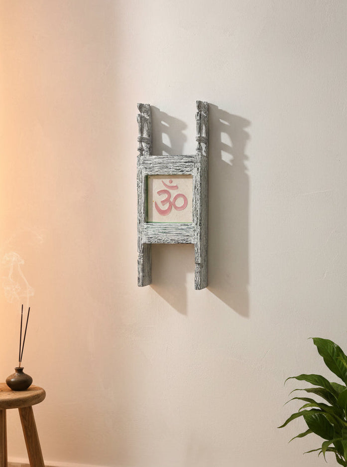 Gujarati Om Tile Frame ￼