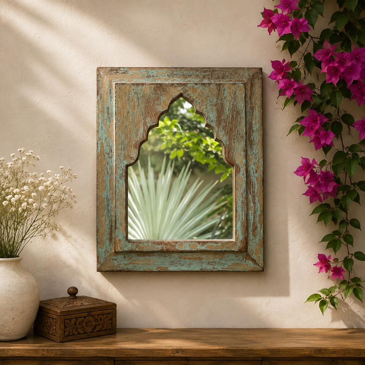 Wooden Mirror