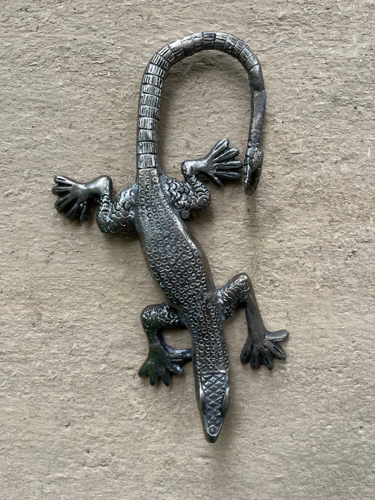 Metal Wall Lizard