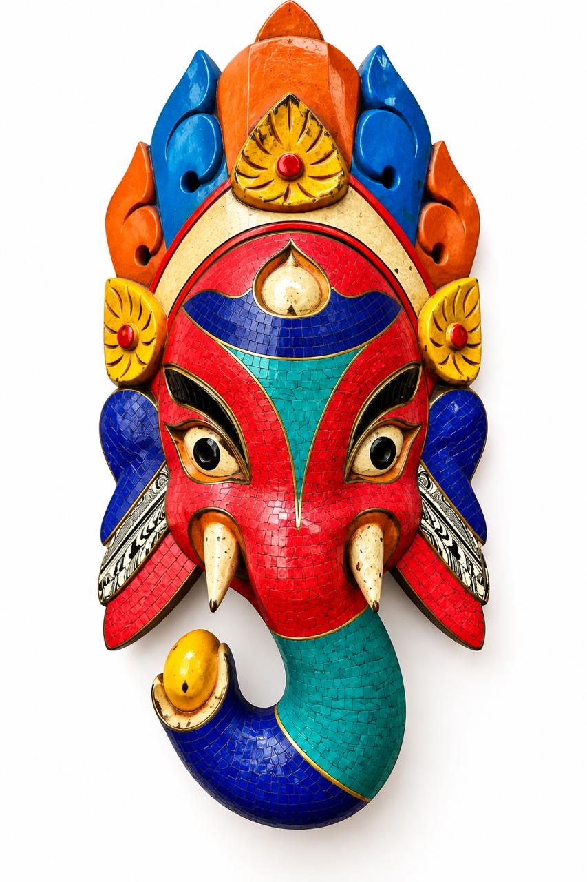 Stone Ganesha Mask