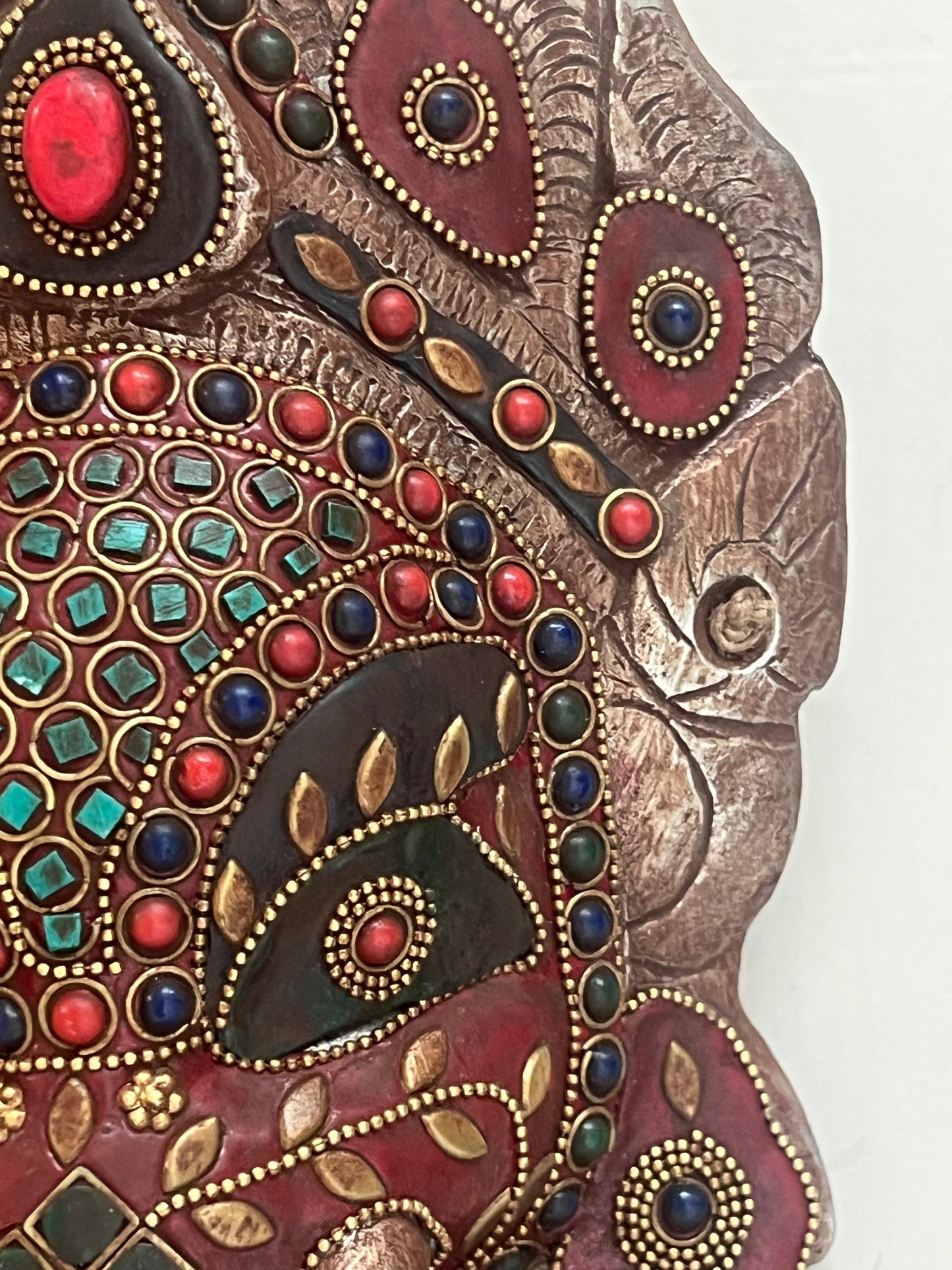 Aluminium Lord Ganesha Mask ￼