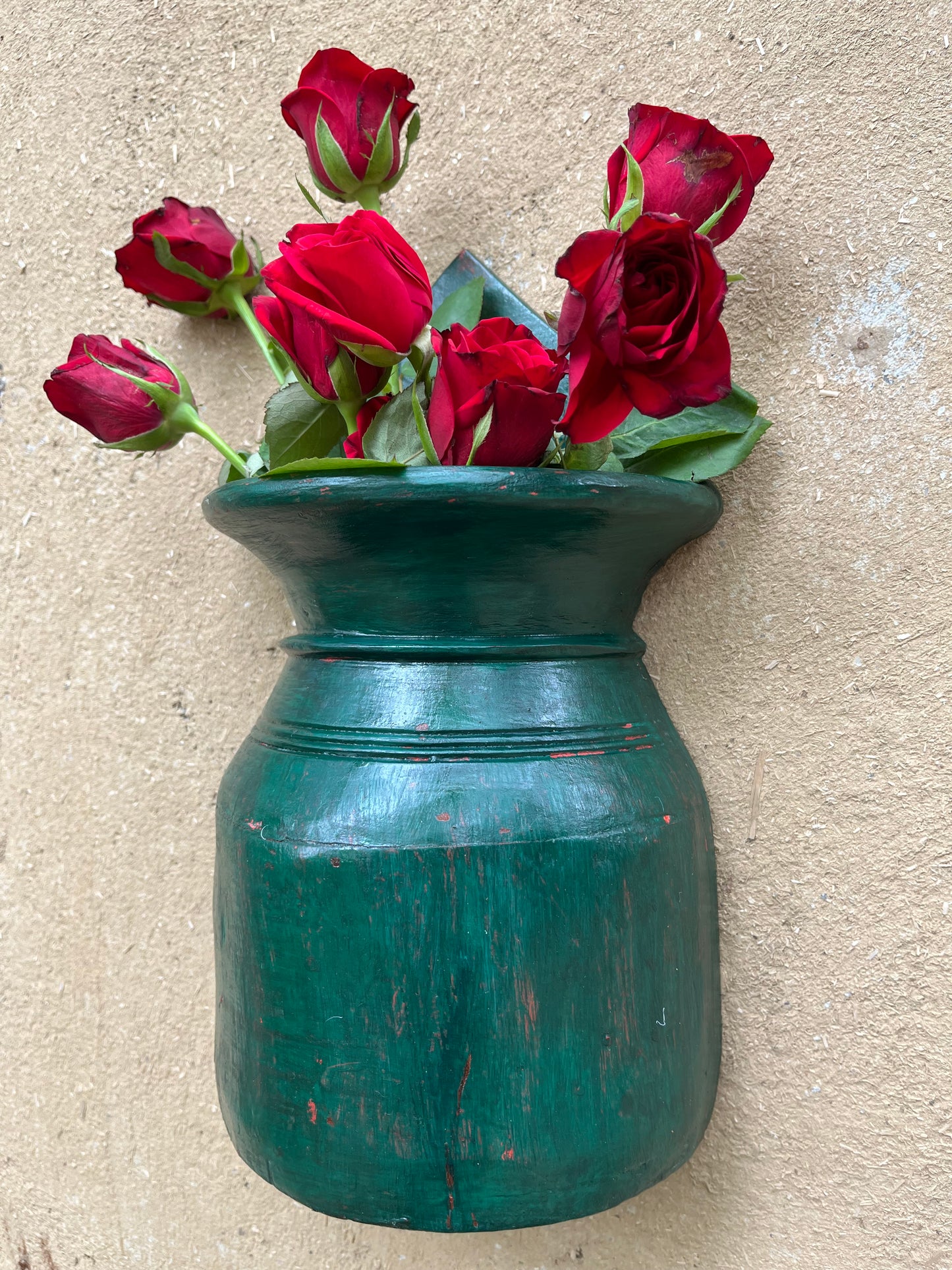 wooden Wall Green Planter