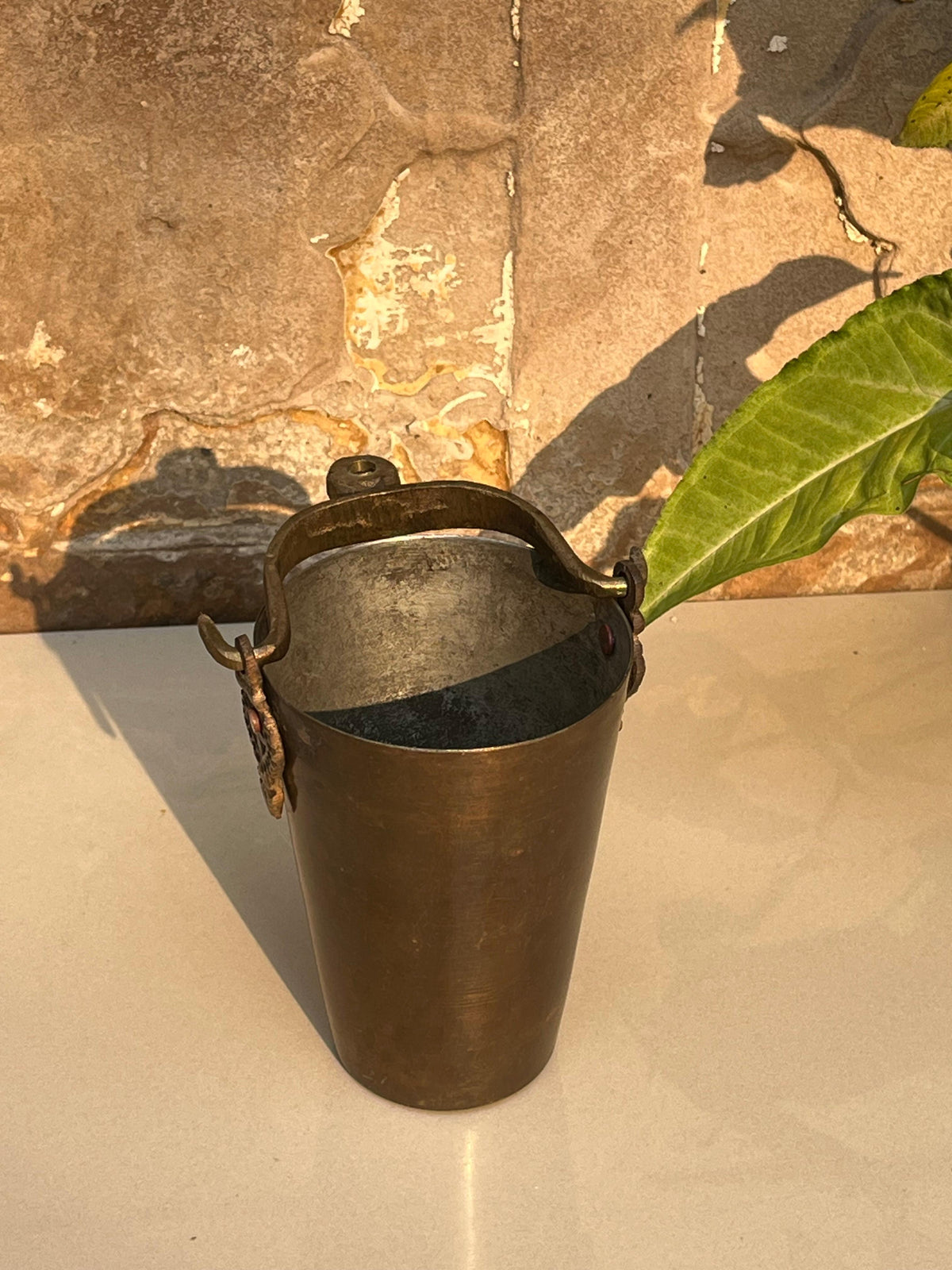 Brass Hanging Glass
