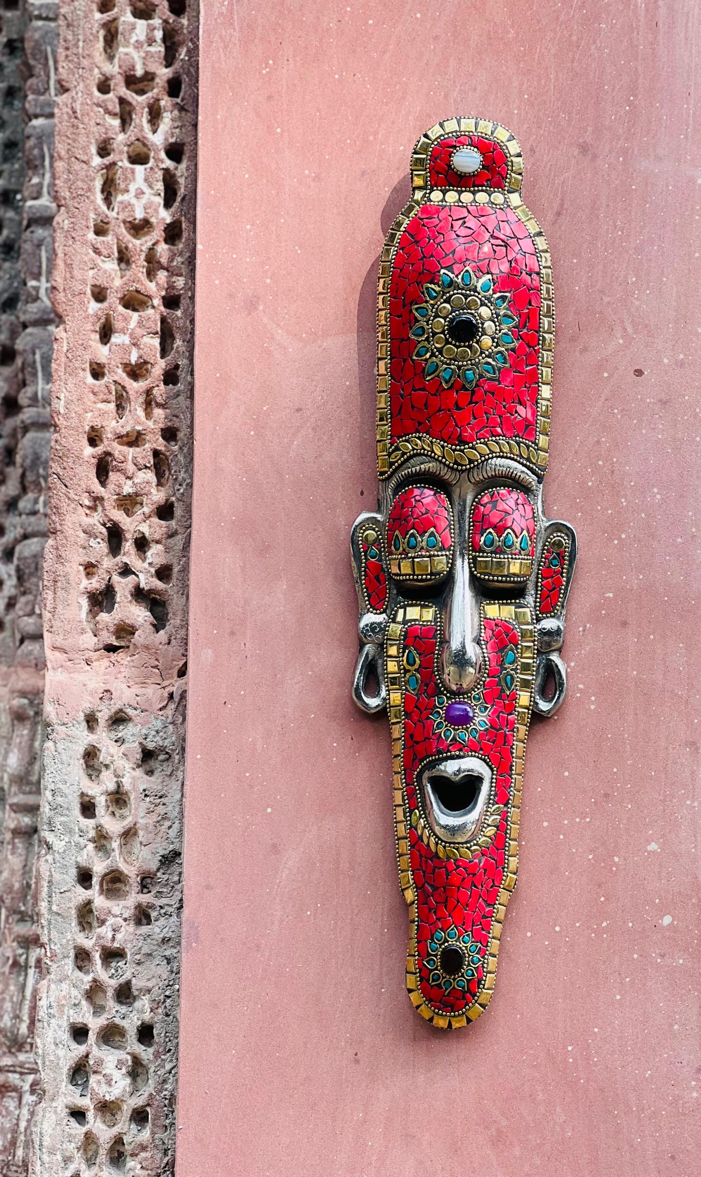Tibetan Stone Long Mask