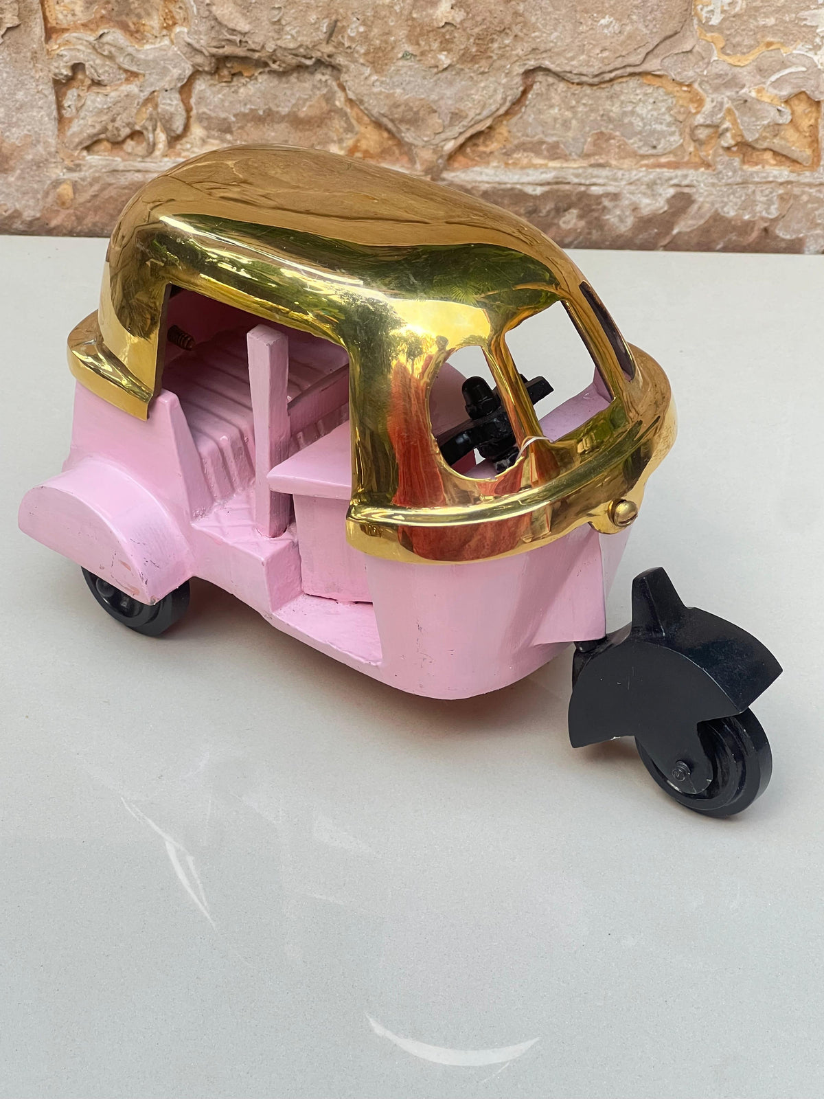 Pink Brass Decorative Auto