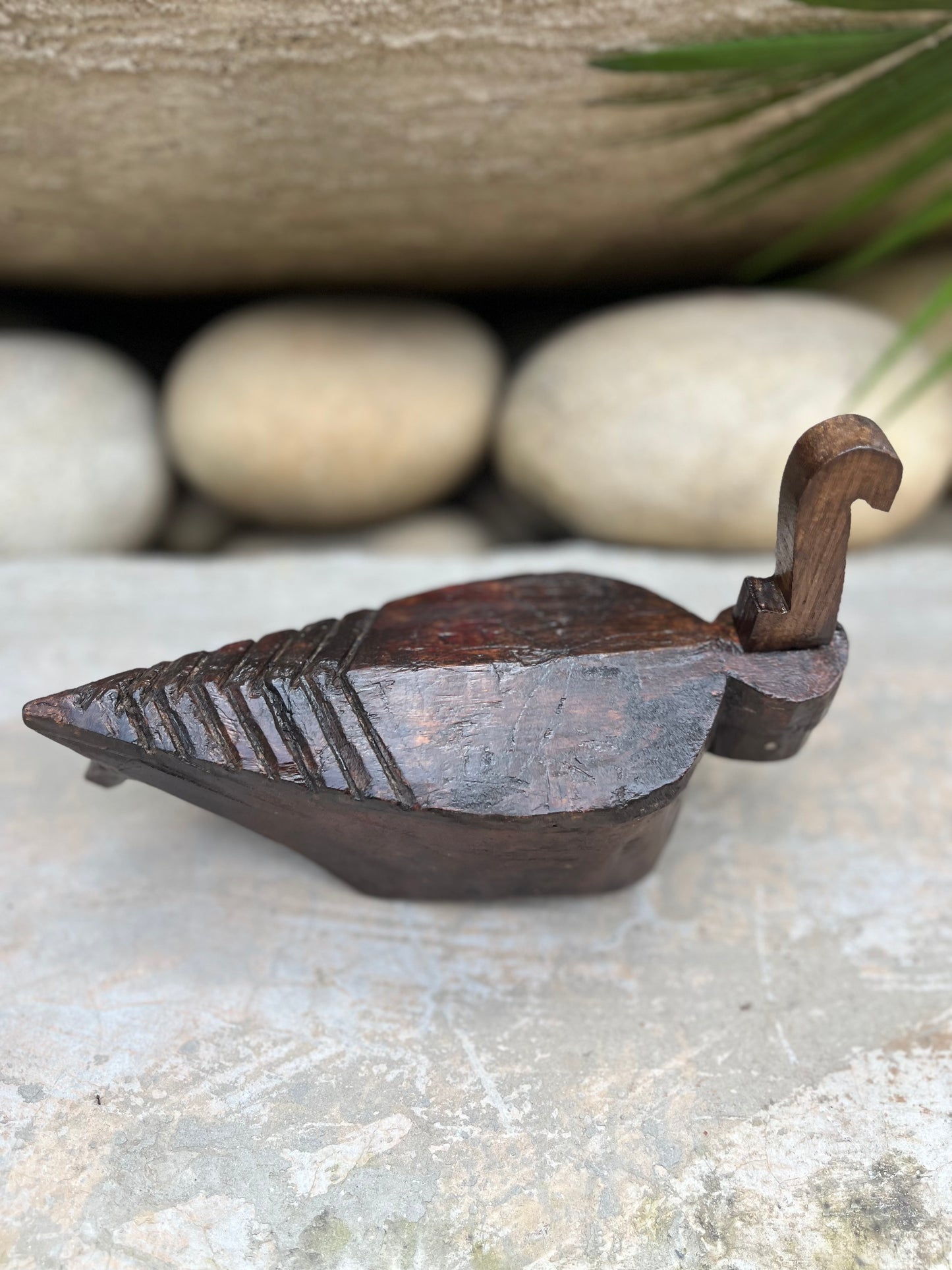 Vintage wood spice Box