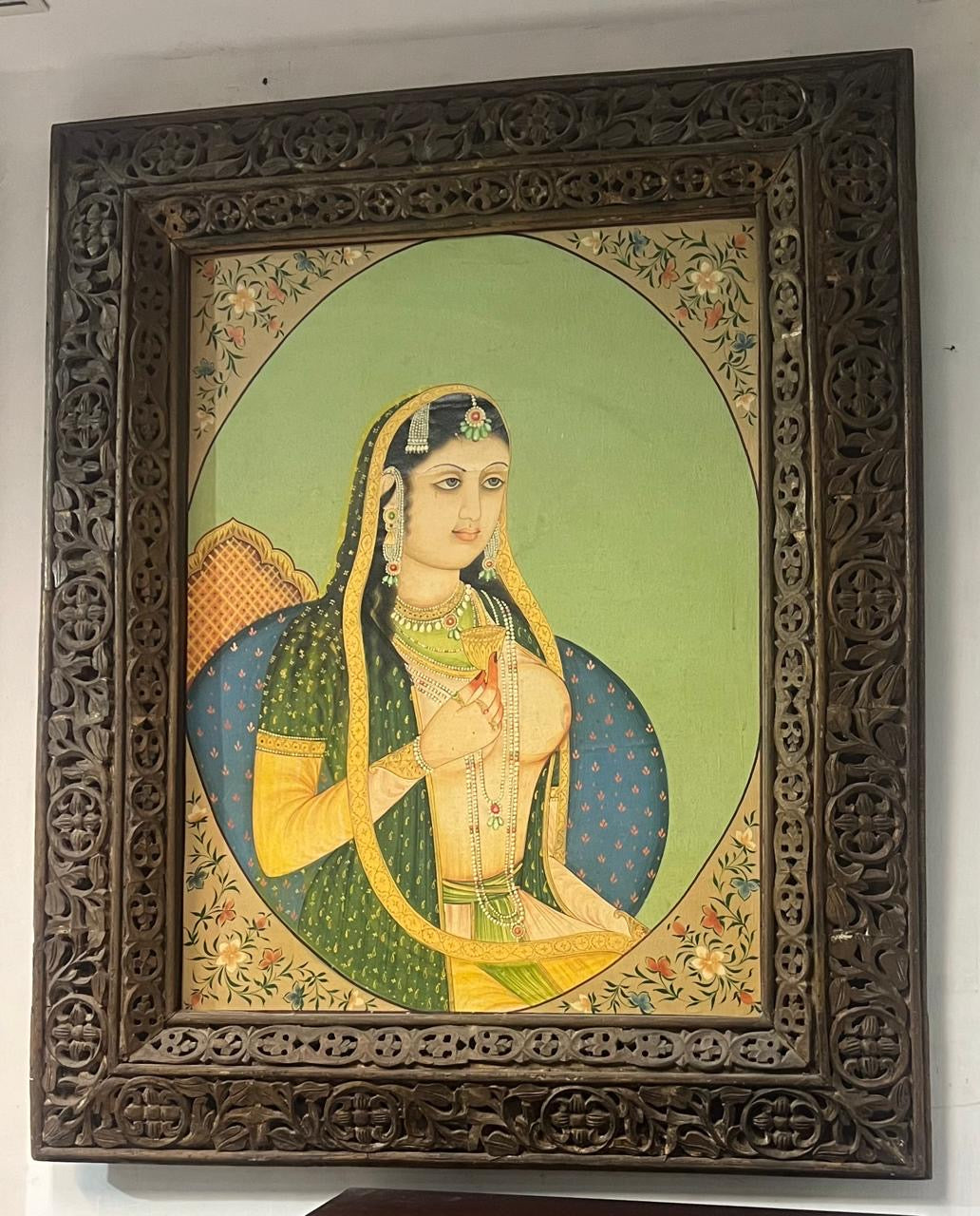 Canvas Hand Painted Queen Painting ￼