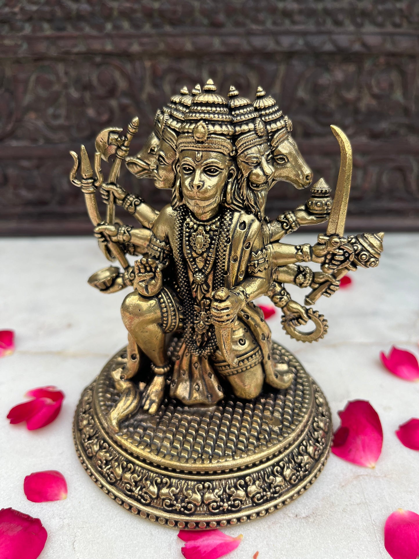 Brass Panchmukhi Hanuman