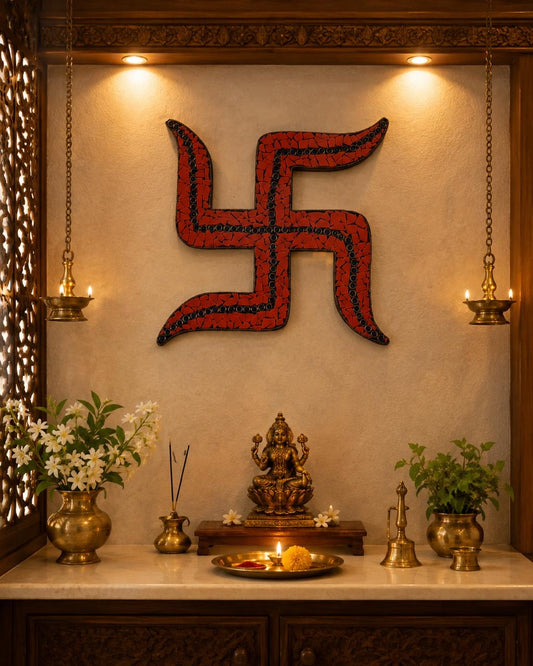 Divine Swastik Wall Decor ￼